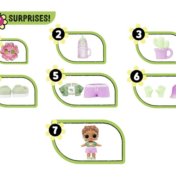 LOT OF 10 : LOL SURPRISE! MINI MYSTERY BALLS - EARTH LOVE - SEALED - NIB - Picture 7 of 8